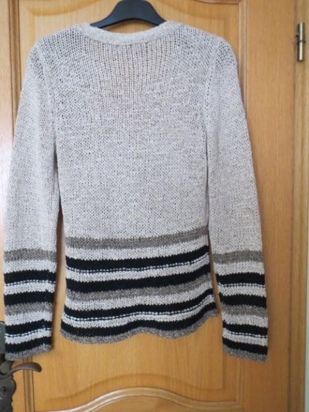 Strickjacke,beige-braun,neu,Langarm