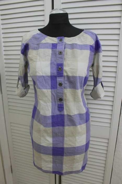 Vero Moda kariert Minikleid Blusenkleid Tunika Holzfäller Longshirt S 34 36 38