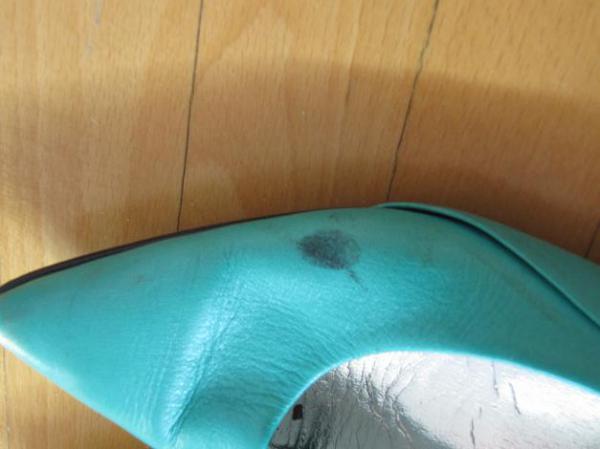 Grüne vintage Schuhe Gr. spitz