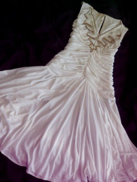 Kleopatra Kleid / Dress *Abendkleid* *Cocktaildress* *Cocktailkleid* *Weiss* *Gold* *Silber* *WGT* 