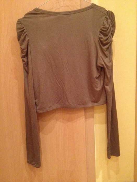 NEU Bolero knöpfe silber Puffärmel mit Etikett Größe L