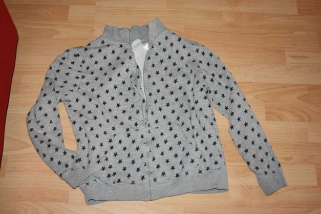 Sweatjacke, Cardigan, Sterne, Sternchen, Gr. 36/38