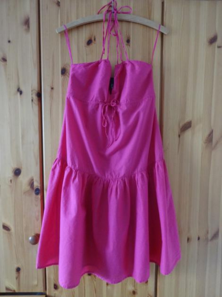Neues Neckholderkleid pink H&M