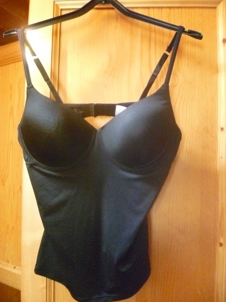 tolles Damen BH Hemd schwarz 85C