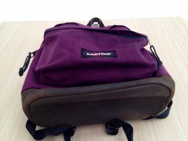 Original Eastpak Rucksack - Sonderedition mit Leder