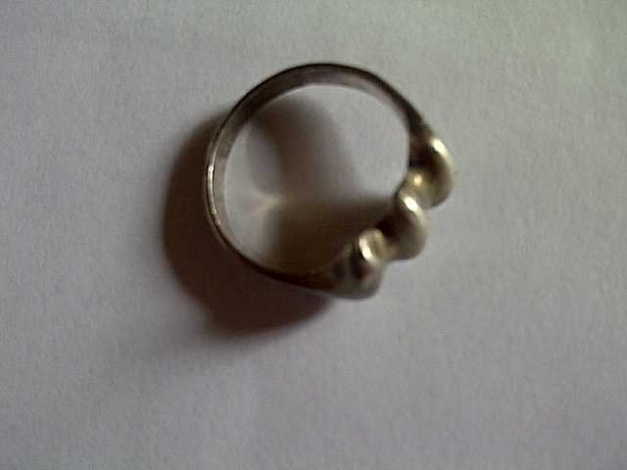 alter Zierring vergoldet