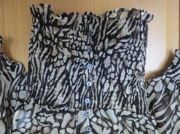 Sommerbluse,3/4 Arm,braun-beige,neu