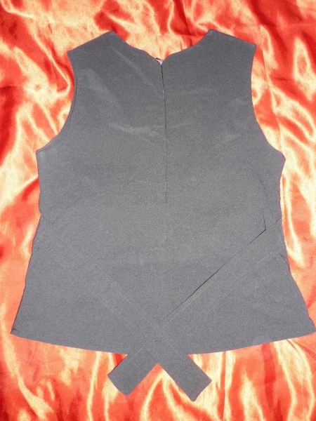 Tank Top * M 38 40 * schwarz * weste