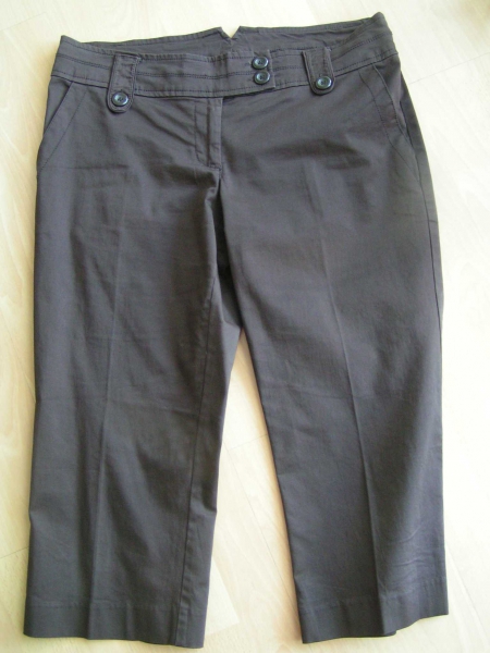 H&M Stiefelhose 7/8 Hose Braun Gr. 42 L warm wie Neu
