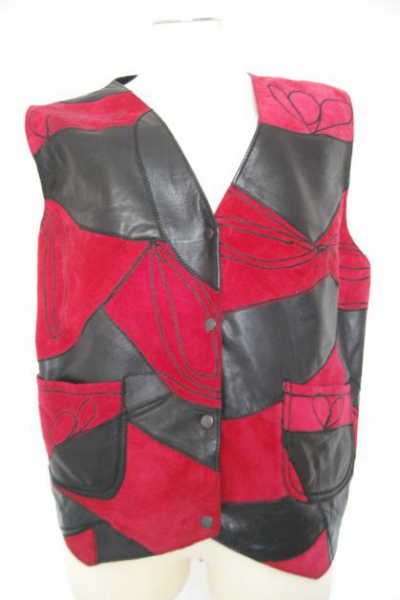 Lederweste Weste True Vintage Trendi