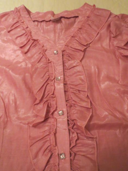 Bluse, altrosa, schick, neu