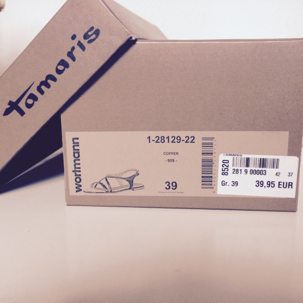 Tamaris Sandalen Rosegold 