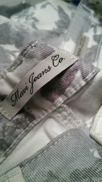 Blümchenprint Jeans