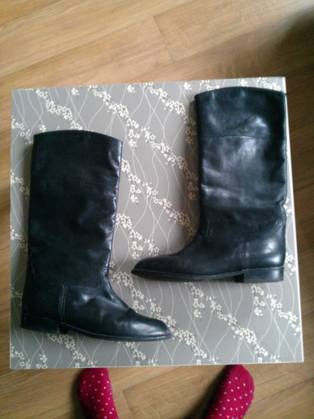 schöne vintage Lederstiefel