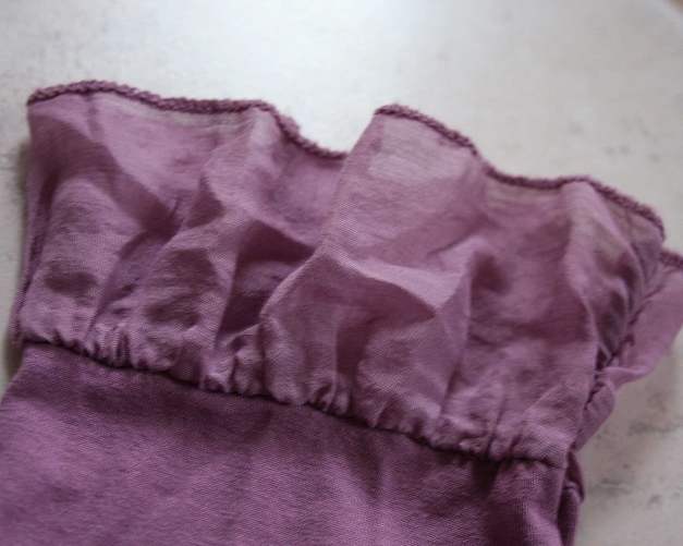 Longshirt 2-Lagen-Look flieder