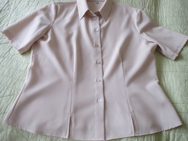 Bluse,Kurzarm,beige