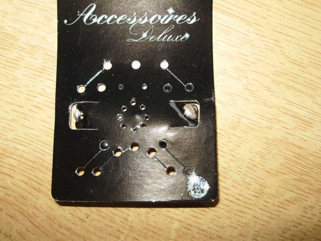 Ohrringe Stecker silbern zwei kleine Herzen übereinander NEU