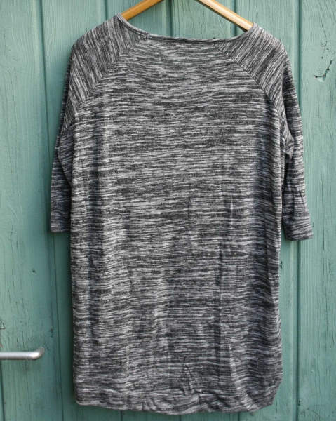 Longshirt graumeliert