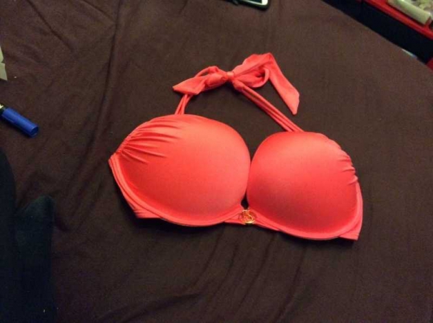 NEU Victoria's Secret Push Up Bikinioberteil in korall