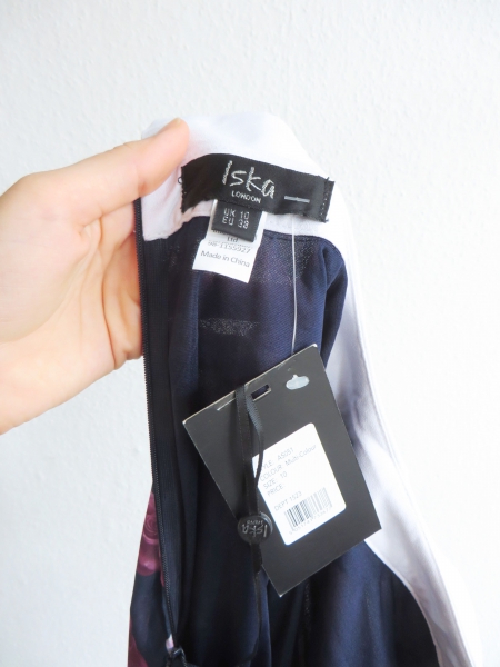 Märchenhaftes Blumenkleid Gr. 38 36 S weißer Kragen retro Vintagelook