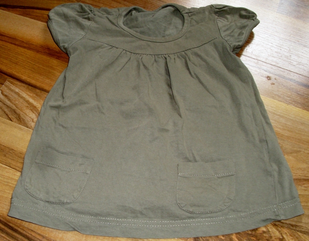 Mädchen T-Shirt in khaki#4857