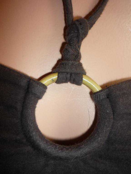 Neckholder Bandeau Top * Gr. XS S 34 36 * braun * boho * hippie