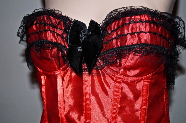 NEU: Sexy Vollbrustkorsett + Minirock / Burlesque