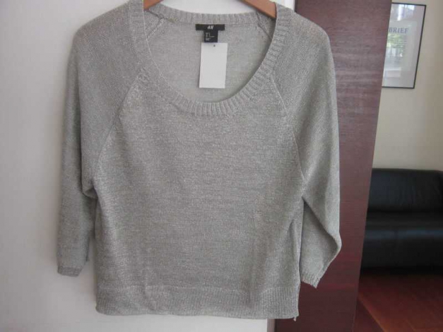 Pullover H&M silber /grau neu Gr. S Blogger Hipster Boho Urban Couture Noah