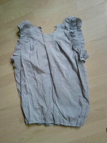 Tunika Bluse mit Rüschen Gr.42