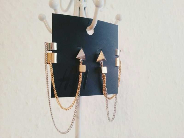 Fake Helix Ohrringe/Piercings!