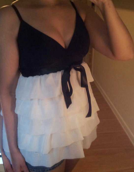 Süßes Babydoll Partytop