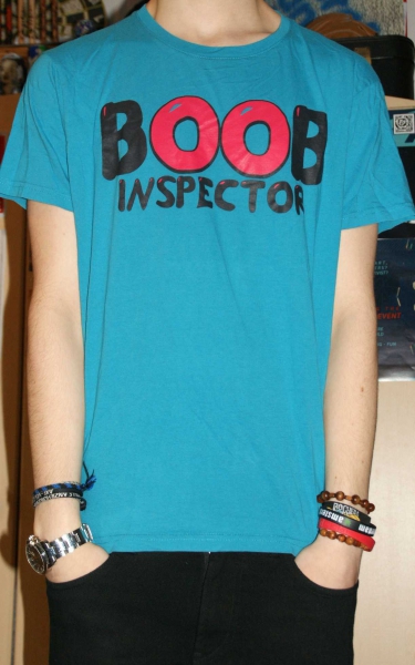 Witziges Boob Inspector T-shirt
