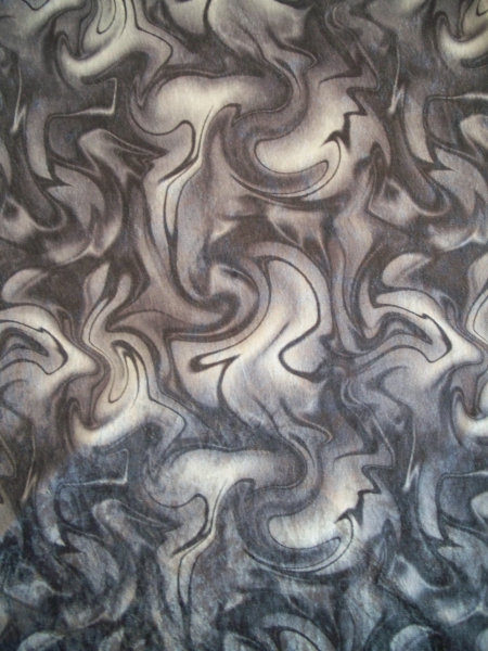 Silber-grau-gemusterstes Langarmshirt Samt Gothic