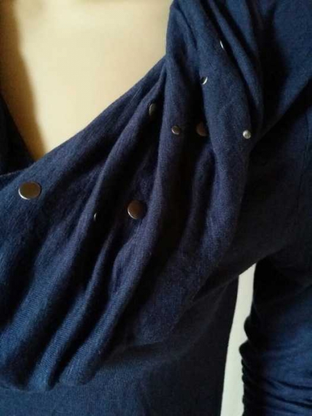 Wunderschöne Tunika mit Wasserfall Dekolleté von Zero