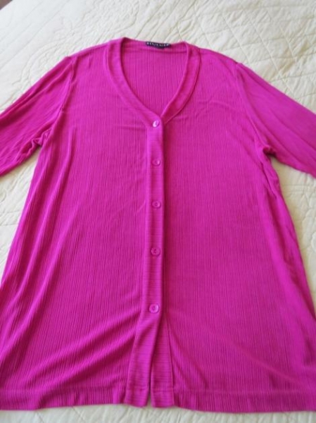 Cardigan,Kurzarm,fuchsia,Neuwertig