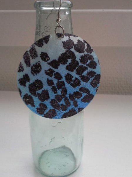 Perlmutt Ohrringe im Leolook