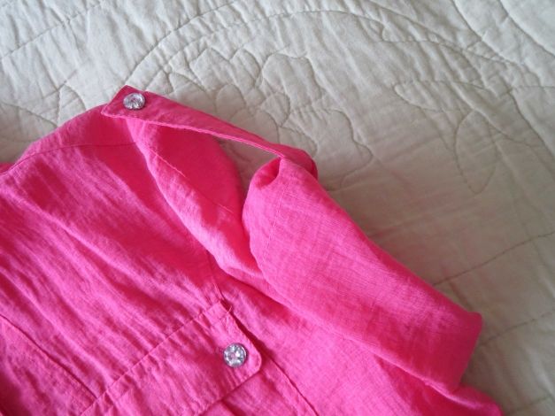 Kleid, Sommerkleid, Gr.40/M, rosa-pink