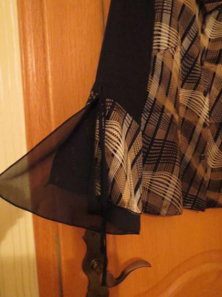 Bluse, schwarz-beige, sehr schick, neu