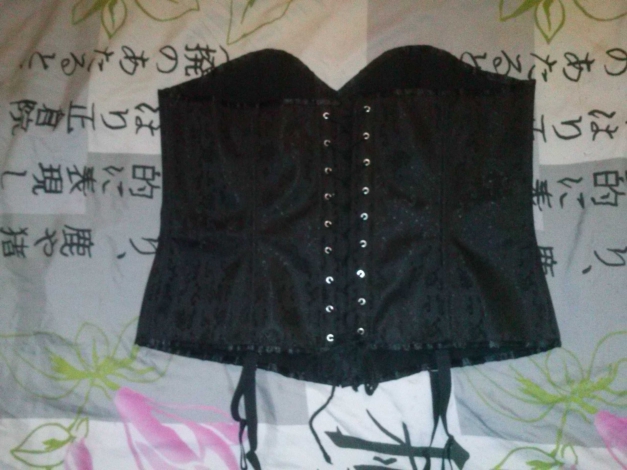 Schwarze Corsage 2XL (neu!!!!)
