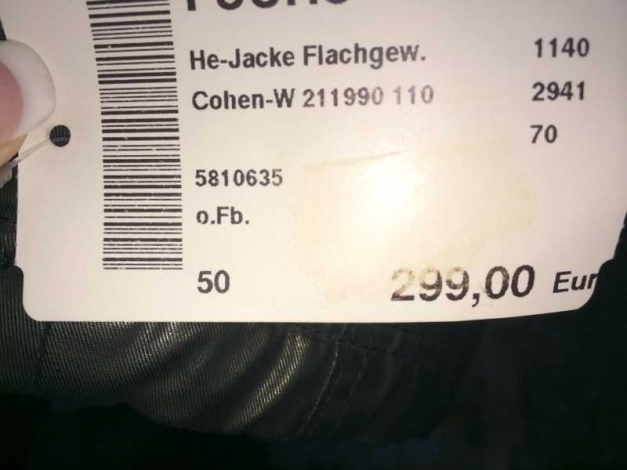 Strellson Herren Jacke Gr. 50 Neu mit Etikett NP 299,-
