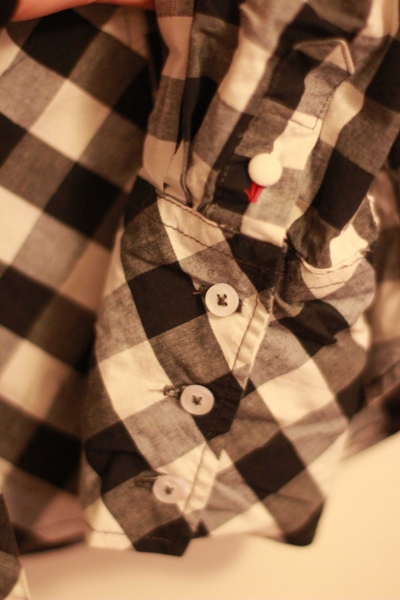 schwarz weißes Hemd / Bluse