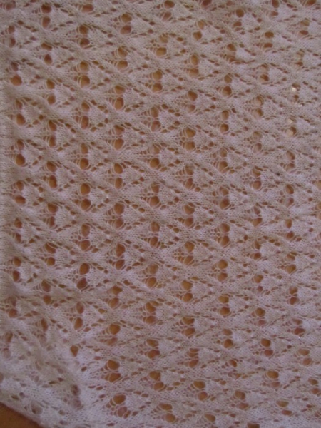 H&M Häkelschal rosè