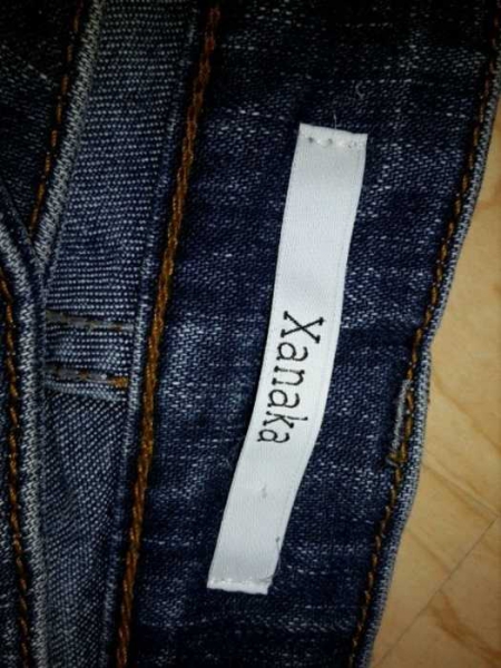3/4 jeans in dunkelblau