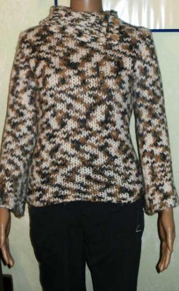 Pullover, Strick mit Kragen von Multiblue S/36 gemustert