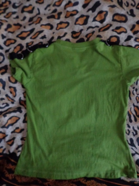 punk Bunny * bauchfrei * grün - pink - mit D-Ringen *skull * 