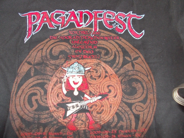 Metal/ Pagan Festival Shirt; Paganfest 2009