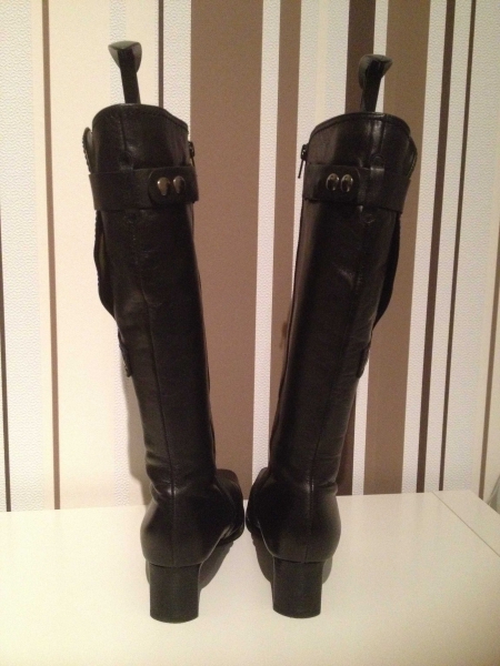 Gabor Weitschaftstiefel Gr 38 (UK 5) Schwarz