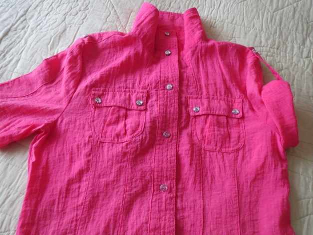 Kleid, Sommerkleid, Gr.40/M, rosa-pink