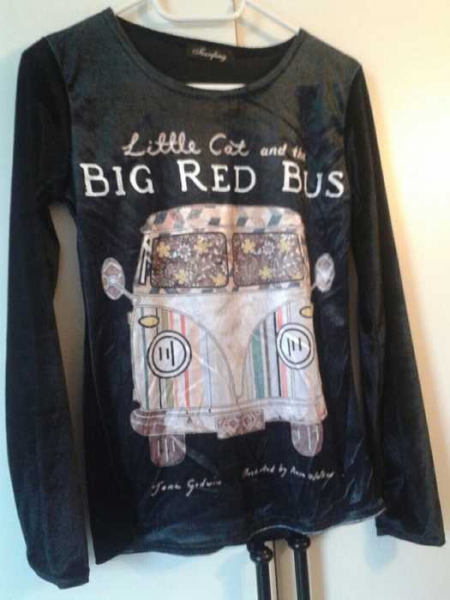 Pullover Sweatshirt samt vw bus bulli hippie