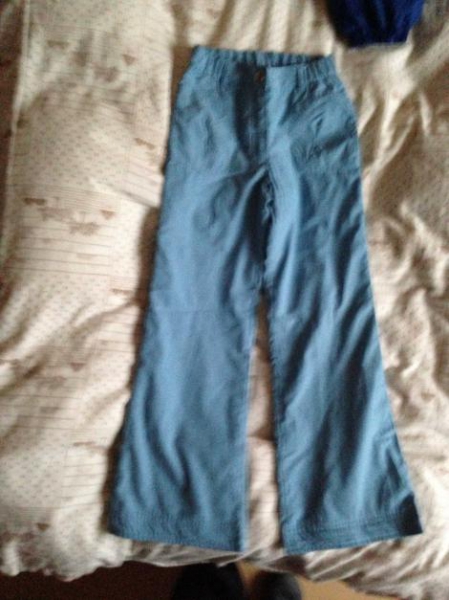 Thermohose Gr 128 blau, Hose NEU